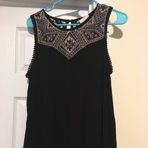 Knox Rose Black Sleeveless Top